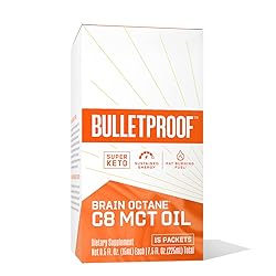 Bulletproof Brain Octane C8 MCT Oil Packets, Pack