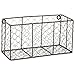 DII Chicken Wire Collection Farmhouse Vintage Wall Baskets, Assorted Basket, Vintage Grey