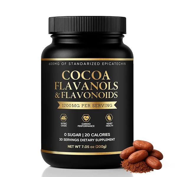 HIGH-FLAVANOL COCOA POWDER SUPPLEMENT –RICH IN NATURAL COCOA...