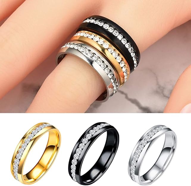 koueja101 Rings for Women Fashion Health Care Weight Loss Fat Burning