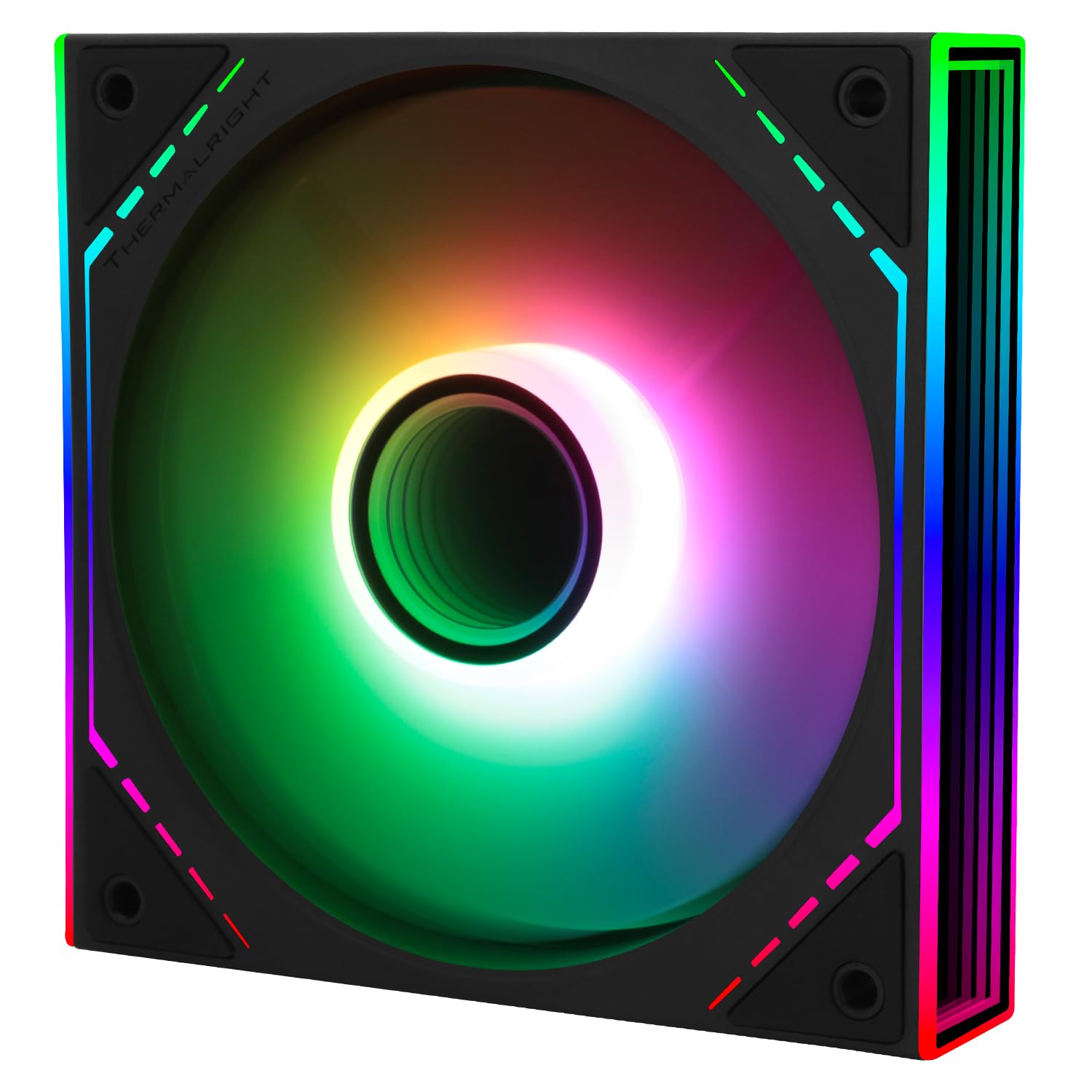 Photo 1 of Thermalright TL-M12R-S CPU Case Fan, 120mm with ARGB Mirror Light Effect,4pin PWM Silent Computer Cooler ARGB Fan, for Case CPU Liquid Cooler and CPU Air Cooler