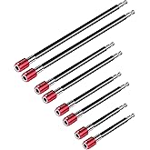 Drill Bit Extension Set, 8PCS Magnetic Drill Screwdriver Bit Holder Bar Chuck Adapter Extender 1/4 inch Hex Quick Release Bit