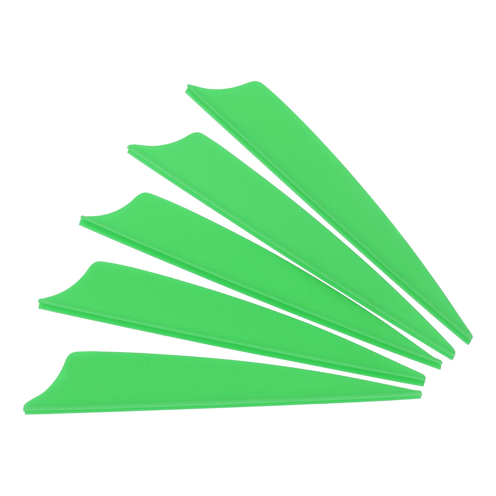 PATIKIL Arrows Vanes, 50 Pack 4 Inch Archery Fletching Arrow Fletch Wing with Shied Cut for DIY Hunting Target Shooting, Green