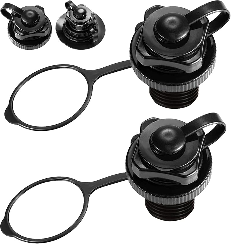 Acehome 2 Pack Boston Air Valve 20mm Screw Anti-leakage for Inflatable Boats