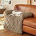 Orvis Grip-Tight Bolstered Sofa Protector, Brown Tweedthumb 1