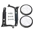 NINEFOX Bicycle Training Wheels, Bicycle Stabiliser fot Kids Fits 16-18-20-22-24 inch Kids Variable Bike,Heavy Duty Stabilizers Mounted Kit for Kids Boy Girls Bikes