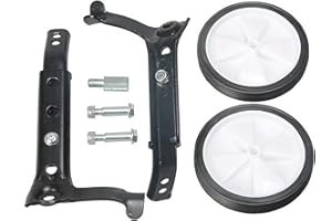 NINEFOX Bicycle Training Wheels, Stabiliser for Kids' Bikes Fits 16-24 Inch, Heavy Duty Stabilizers Mounted Kit for Boys & Girls Bikes