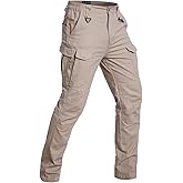NAVEKULL Men's Flex Tactical Pants Cotton Stretch Work Cargo Pants Lightweight EDC Outdoor Hiking Trousers