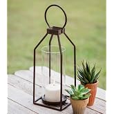 CTW Home Collection Small Greenville Pillar Candle Lantern