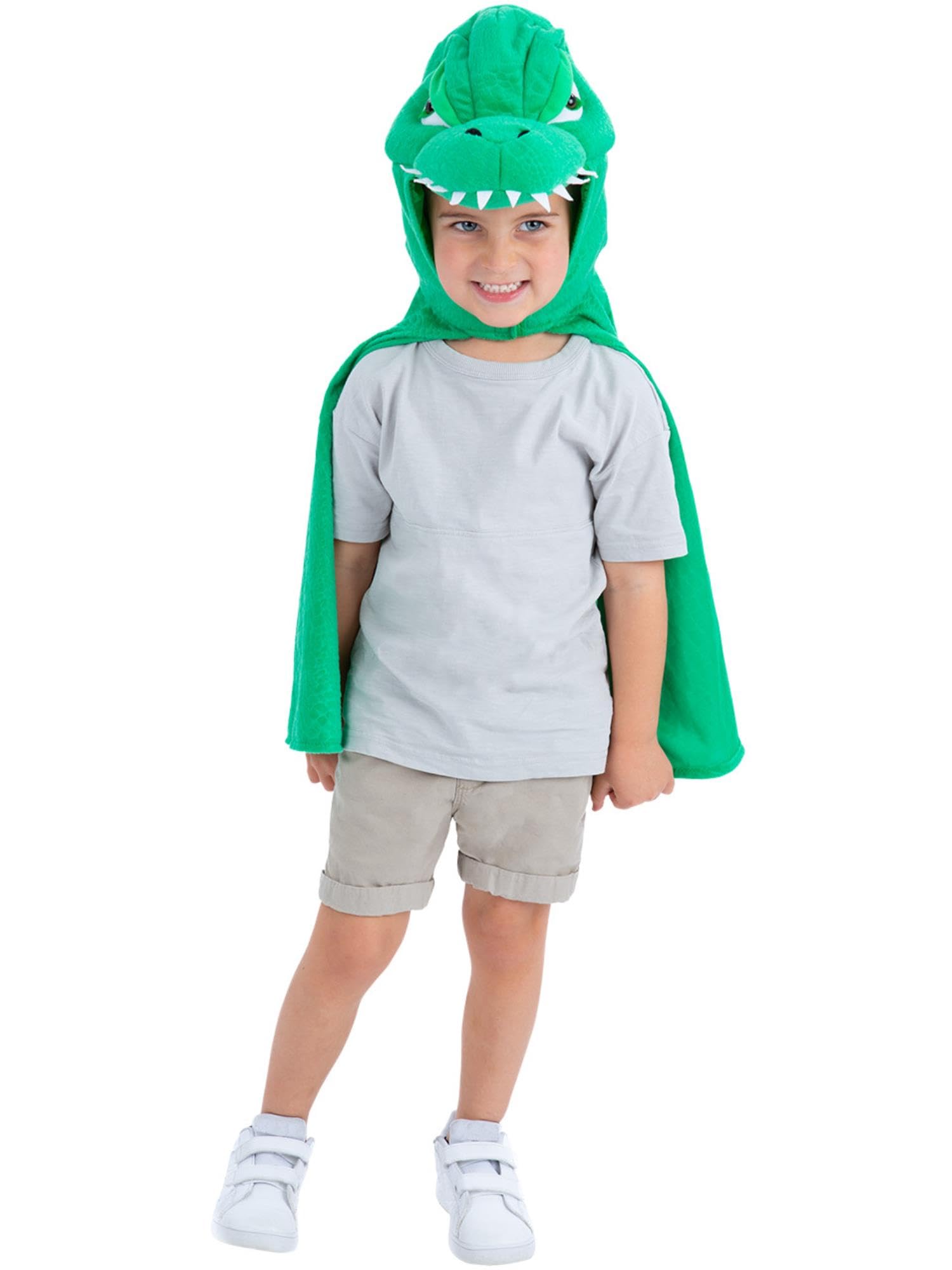 Smiffys Deluxe Dino Cape, Kids, Children's Animal Fancy Dress, Child Dress Up Accessories