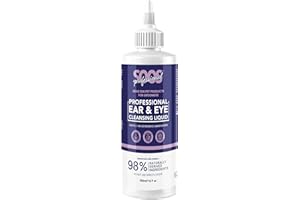 SOOS Pet Ear and Eye Liquid for Dogs and Cats 500ml (2 Pack)