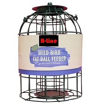 H Line Hanging Metal Wild Bird Feeders Feeding 1 X Fat Ball