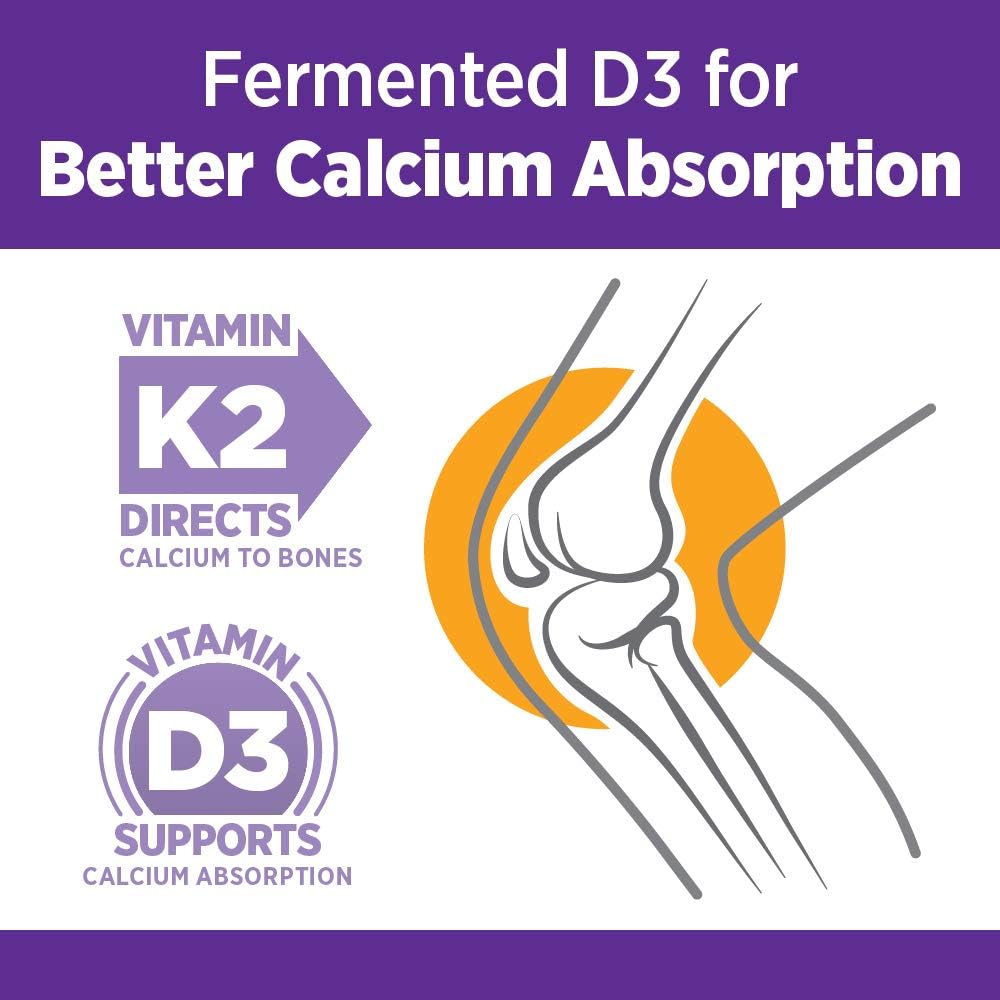 New Chapter Calcium Supplement – Bone Strength Whole Food Calcium with Vitamin K2 + D3 + Magnesium, Vegetarian, Gluten Free 120 Count (40 Day Supply): Health & Personal Care