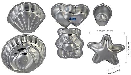 Rolex Jelly Mould Assorted Combo set of 6 RC4