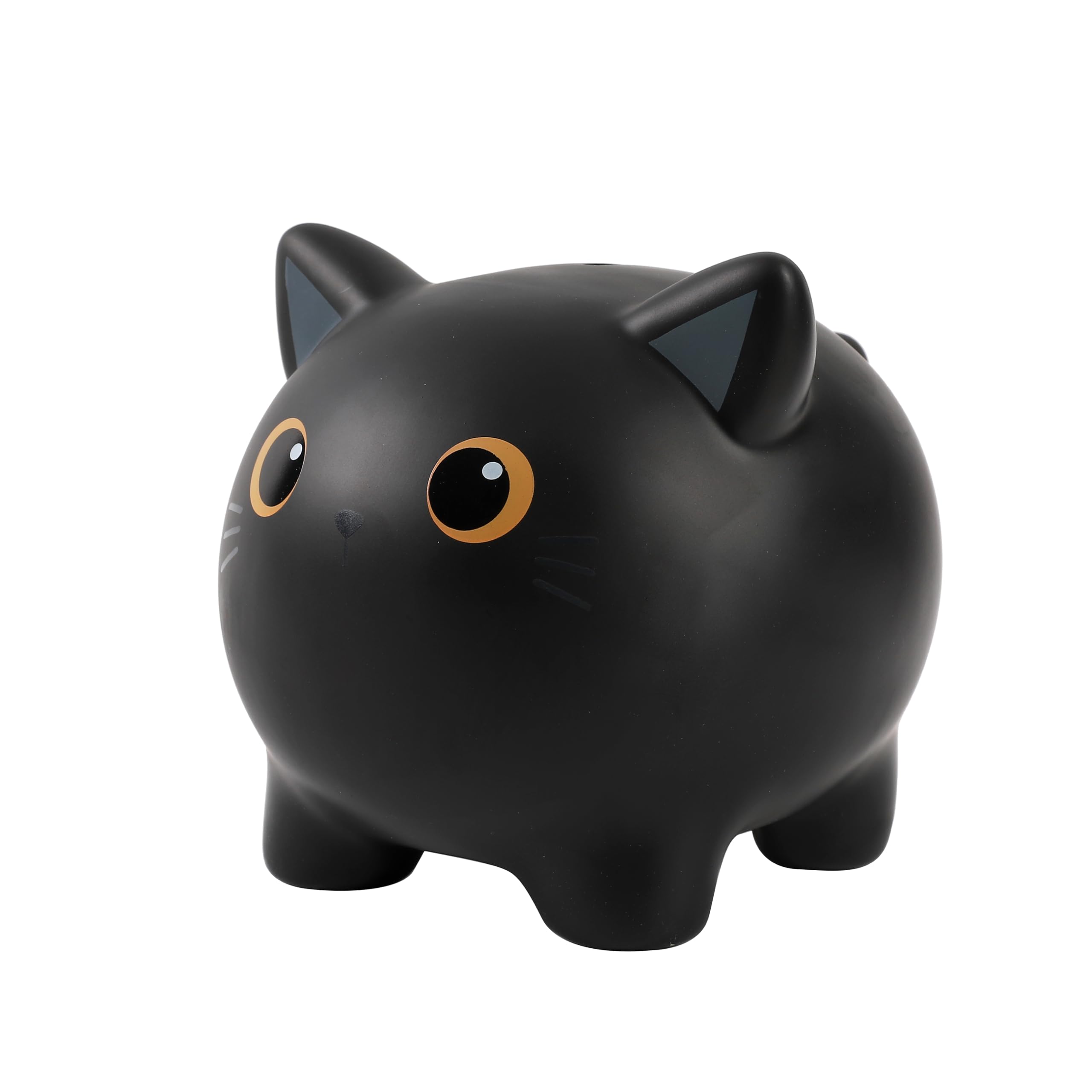 I-TOTAL® - Funny Decorative Money Box/Money Bank in Durable Plastic (BLACK CAT)