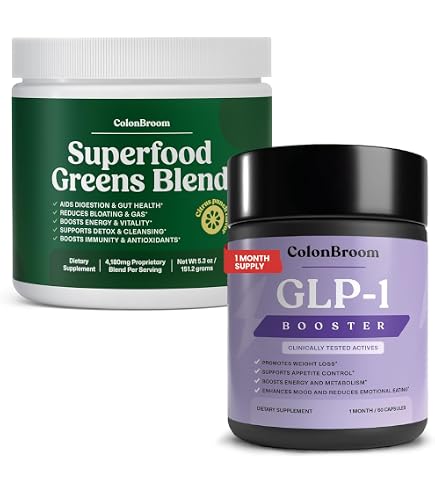 Amazon.com: ColonBroom GLP-1 Weight Management Supplement for Women & Men (60 Capsules) + Omega 3 Fish Oil 2640 mg (60 Softgels), Lemon Flavor - Supports Gut Health, Metabolic Wellness & Appetite Regulation : Health & Household Amazon.com: ColonBroom GLP-1 Weight Management Supplement for Women & Men (60 Capsules) + Omega 3 Fish Oil 2640 mg (60 Softgels), Lemon Flavor - Supports Gut Health, Metabolic Wellness & Appetite Regulation : Health & Household