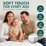 Dudu N Girlie Waterproof Terry Cotton Crib Mattress Protector 51x85cm view 6