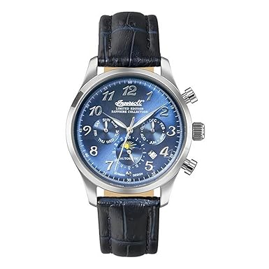 Ingersoll Damen Analog Automatik Uhr mit Leder Armband IN1420SBL