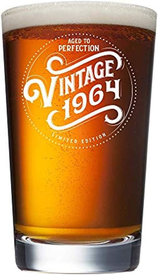 Amazon Com 1964 56th Birthday Gifts For Men And Women Beer Glass