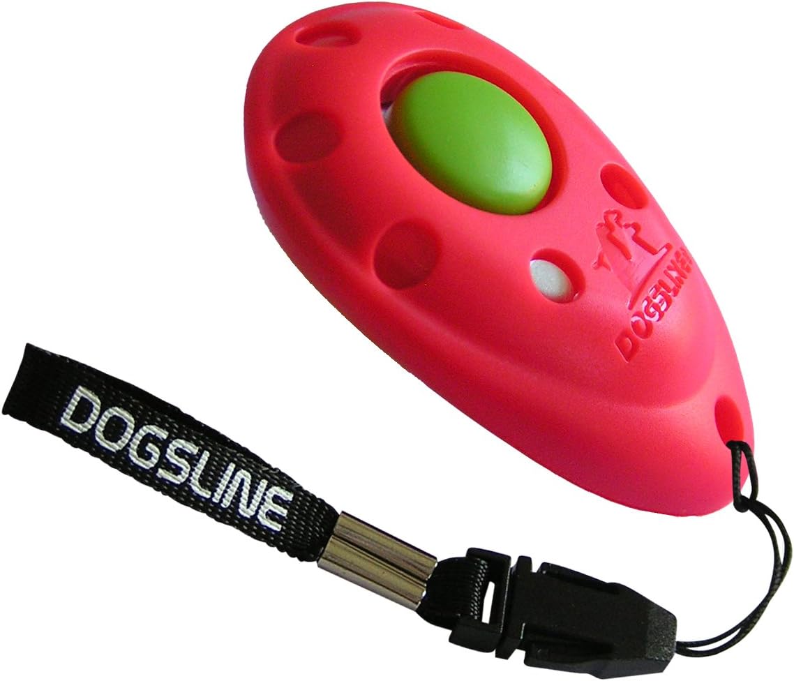 Dogsline Professional Clicker, Clicker Training For Dogs, Cats, Horses, Premium Clicker For Dog Schools