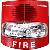 Simplex 4906-9127 A/V Multi Candela Non-Addresable Horn Strobe Wall Mount, Red