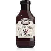 Brownwood Farms BBQ Sauce, Sweet &amp; Tangy, Jalapeno Cherry, 20oz | Made in Small Batches, Sweet and Tangy, Real Ingredients, Great on Fries, Meatloaf, Burgers, Glaze