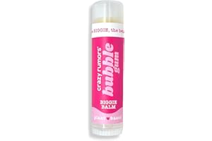 Crazy Rumors Biggie Bubble Gum Flavored All Natural, Plant Based Lip Balm to Moisturize and Nourish your Lips - Bubble Gum Tube 0.6 oz (4x Larger than standard 0.15 oz lip balm)