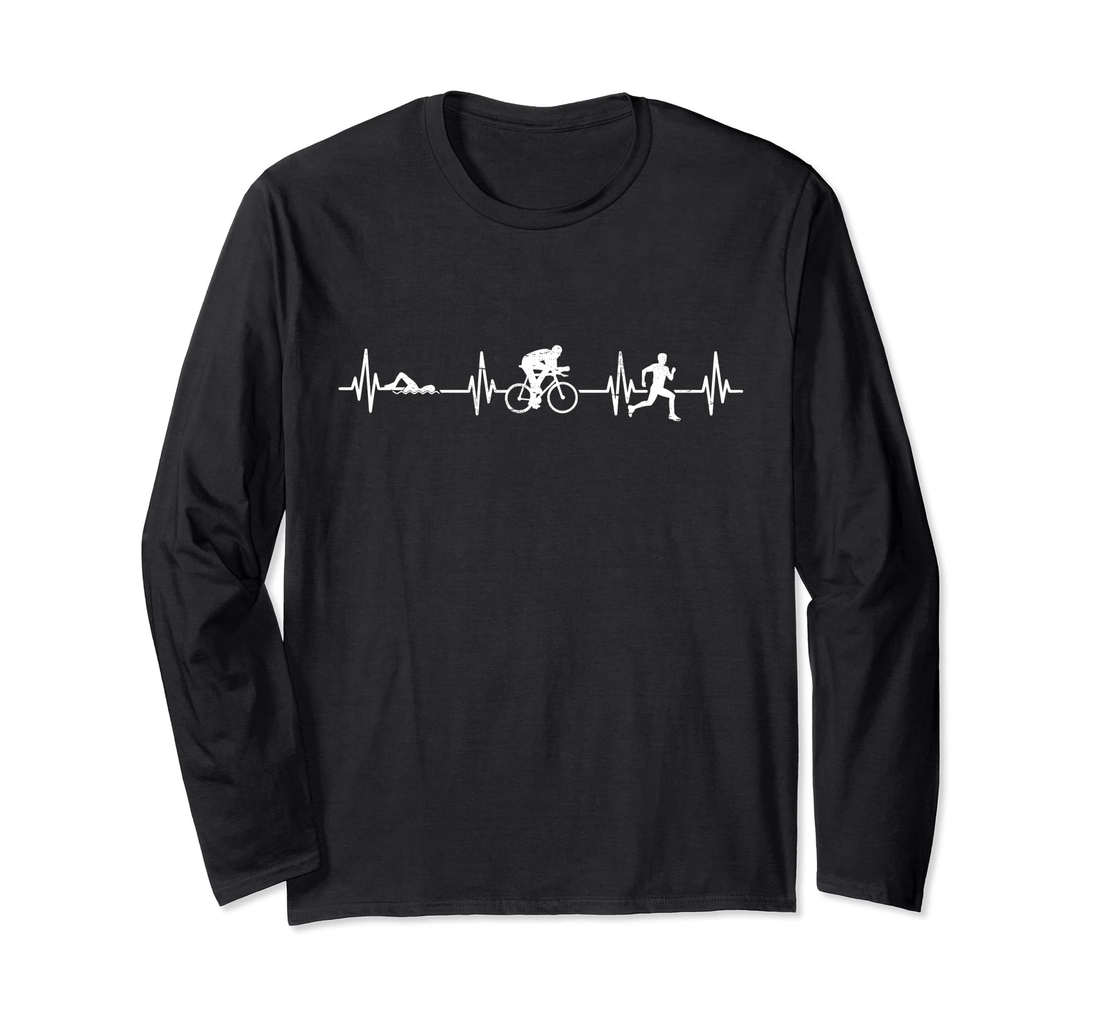 Triathlon Heartbeat I Triathlon Clothing I Triathlon Long Sleeve T-Shirt