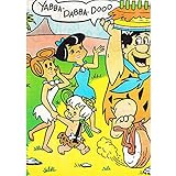 Flintstones Vintage 1980 'Happy Birthday' Group Paper Table Cover w/ NO WRAPPER (1ct)
