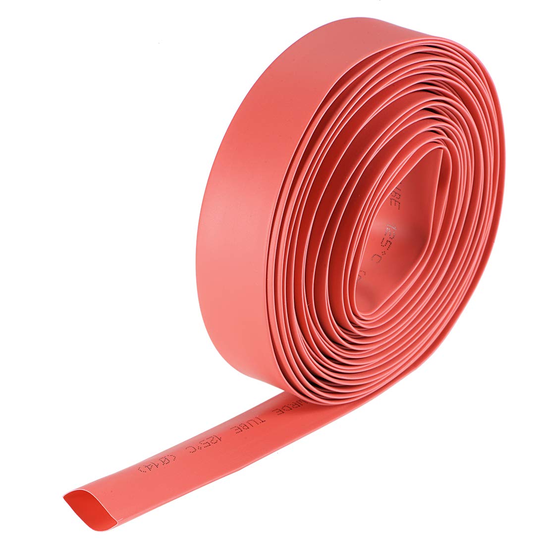 sourcing map Heat Shrink Tubing, 14mm Dia 2:1 rate Shrinkable Tube Cable Sleeve 7m - Red