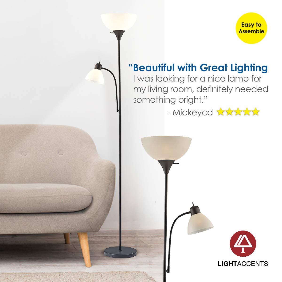 tall torchiere floor lamp