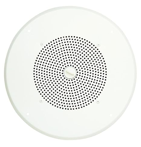 Amazon Com Bogen 1w Self Amplified Ceiling Speaker White Electronics