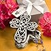FASHIONCRAFT 8630 Cross Design Curio Boxes, Cross Design Trinket Box, Communion, Baptism, Religious Event Favors – Pack of 1