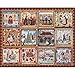 Bits and Pieces-Village Welcome Quilt puzzle Americana Quilt - 500 Piece Jigsaw Puzzle For Adults