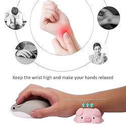 2Pcs Mouse Wrist Rest, CHUYI Cute Pig Shape