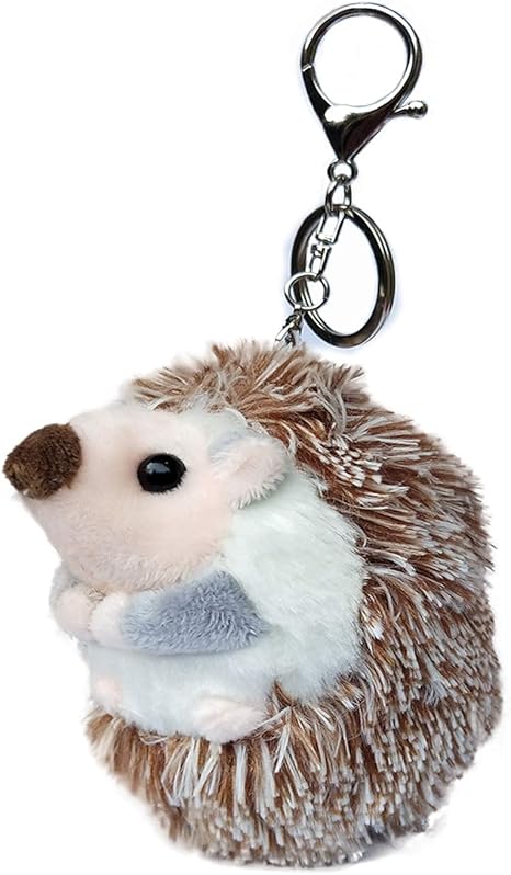 Amazon Co Jp ハリネズミぬいぐるみキーホルダーぬいぐるみかわいいおもちゃファッションアクセサリーバックパッククリップ10センチクリスマス誕生日子供の大人 ハリネズミ ホーム キッチン