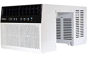 Soleus Air Exclusive 6,000 BTU Energy Star First Ever Over the Sill Air Conditioner. Keep Your Window View (Fits up to an 9" Wide Window Sill)