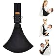 Baby Sling,Baby Sling Carrier,Toddler Carrier,Carrier for 10-30lbs,Lightweight and Non-Slip Hip Seat(Black)