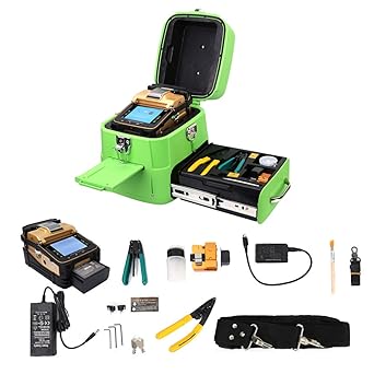 Empalmador de fusión de fibra óptica