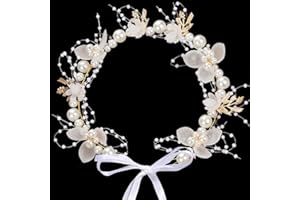 Papoopy Flower Girl Headpiece Hair Accessories for Wedding, First Communion