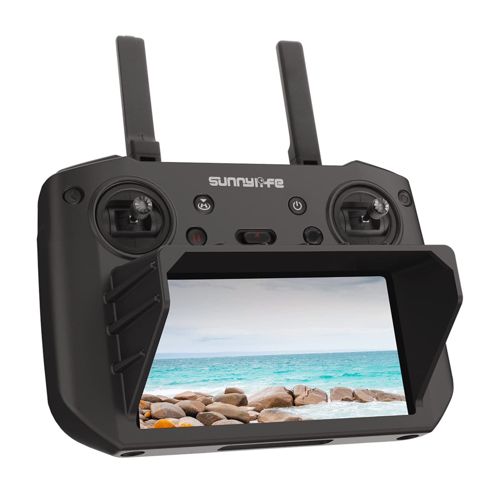 Hensych Silicone Cover with Hood Protectine Case Anti-scratch Dust-proof for Mavic 3 RC Pro Smart Controller Accessories