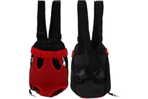 Pet Carrier Backpack Dog Carriers Chest Bag Hands Chest Carrier Four Legs Out Backpack Bag for Small Medium Dogs Cats Hiking 