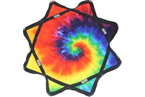 Zeekio Mougee Star - Flow Star - Juggling and Skill Toy (Woodstock (Rainbow))