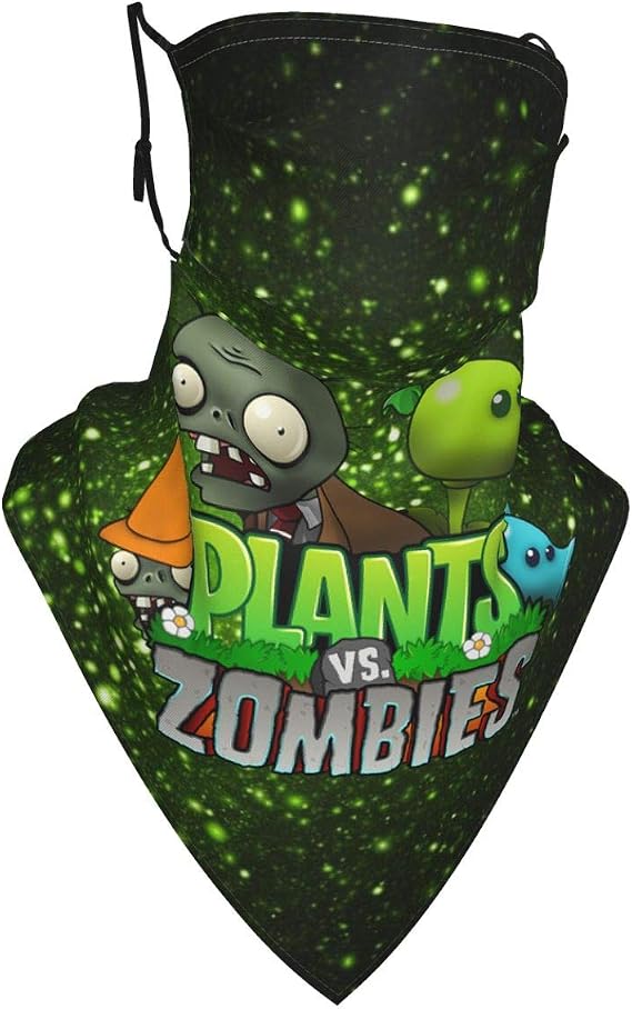 Plants Vs Zombies Summer Neck Scarf Breathable Sports Neck Gaiter