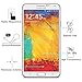 OMOTON 9H Tempered Glass Screen Protector for Samsung Galaxy Note 3 - 2 Pack