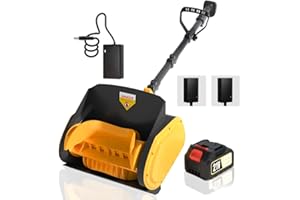 14" Cordless Snow Shovel Electric Snow Blower with 21V Battery for Makita 18V Battery Brushless Motor Plow Snow Thrower Power