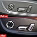Set of 6pcs Chrome Seat Adjustment Switch Cover Trim For Audi A3 A4 A5 A6 A7 B8 Q3 Q5 VW Tiguan