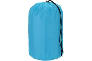 YELARXI Stuff Sack, Nylon Waterproof Storage Sacks Portable Drawstring Dry Stuff Bag Gear Organization with Toggle, 5x10Inch Fit for Backpacking Camping Traveling Hiking(Blue)