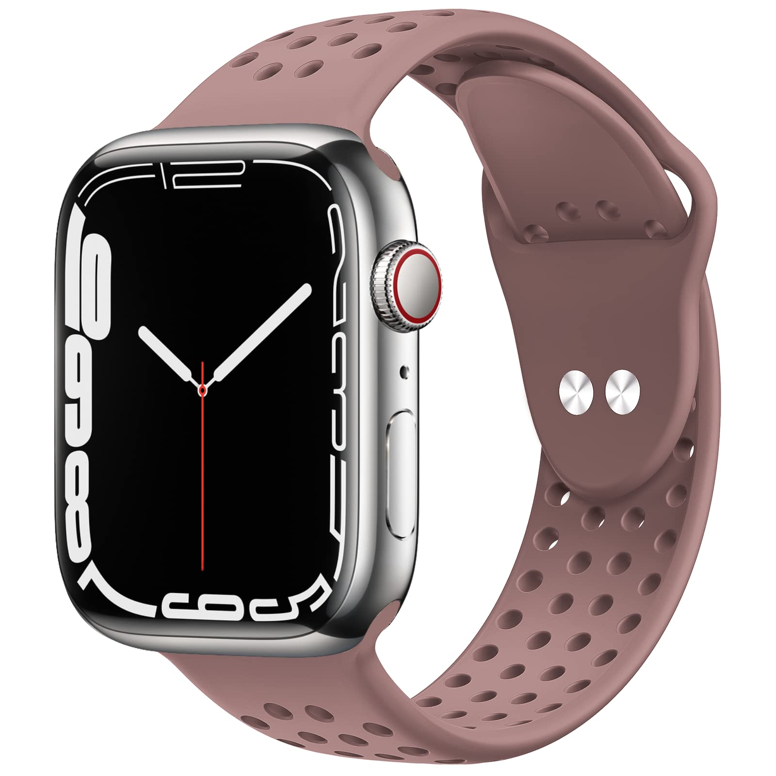 Toutouzhang Sport Bands Compatible with Apple Watch Band 38mm 40mm 41mm 42mm 44mm 45mm 49mm SM ML for WomenMen Waterproof Soft Silicone Replacement Strap Accessories for iWatch Ultra SE Series