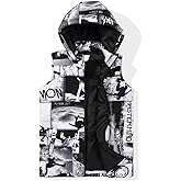 SUNDAY ROSE Boys Girls Hooded Puffer Vest Lightweight Sleeveless Quilted Waistcoat Outerwear